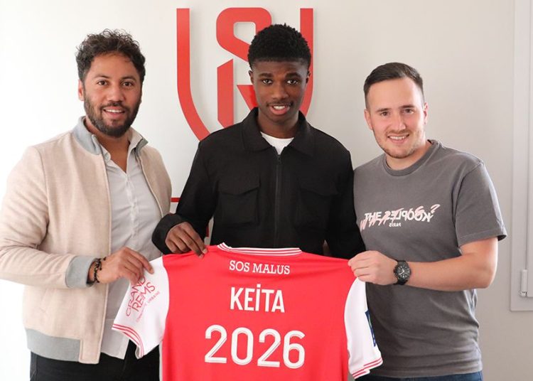 Officiel : Cheick Keita signe son premier contrat pro à Reims