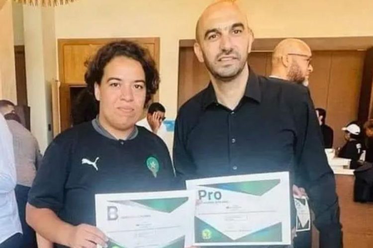 Hasnae Doumi, première marocaine à entraîner une équipe masculine