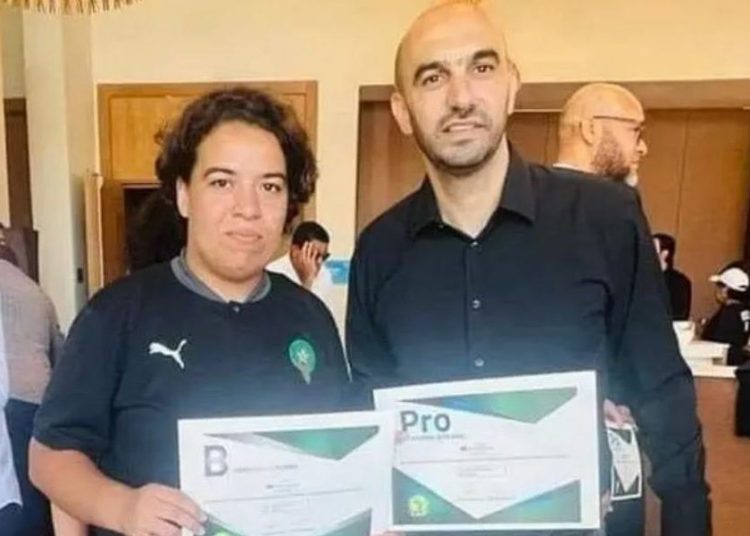 Hasnae Doumi, première marocaine à entraîner une équipe masculine