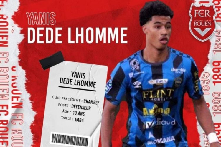 Yanis Dede-Lhomme rejoint le FC Chambly-Oise