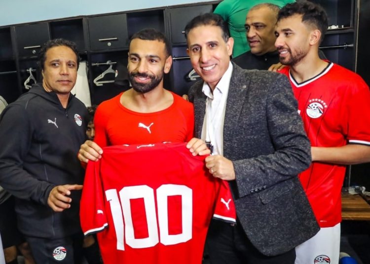 Mohamed Salah atteint la barre des 100 capes avec l’Égypte