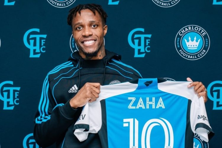 Wilfried Zaha rejoint officiellement le Charlotte FC en MLS