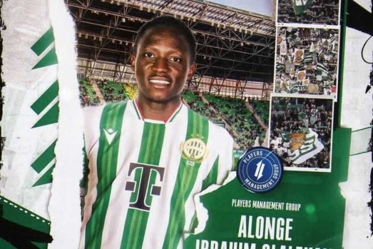 Alonge Ibrahim Olalekan rejoint officiellement le Ferencváros