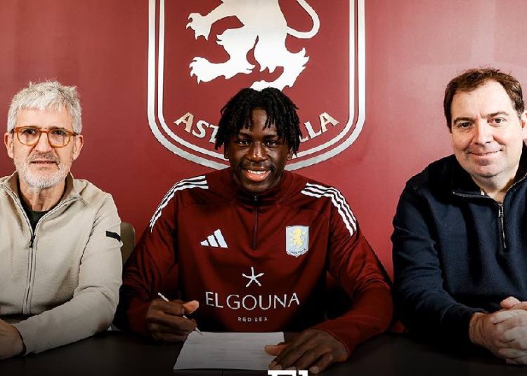 Brian Madjo signe officiellement à Aston Villa