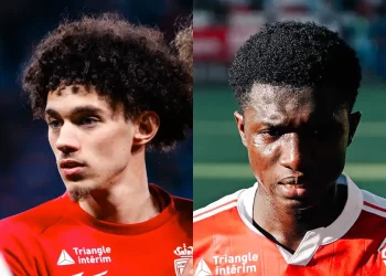 Maghnes Akliouche et Lamine Camara