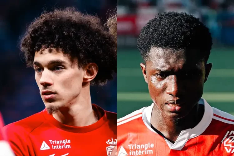 Maghnes Akliouche et Lamine Camara