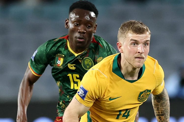 Australie vs Cameroun. Page officielle des Socceroos sur Instagram