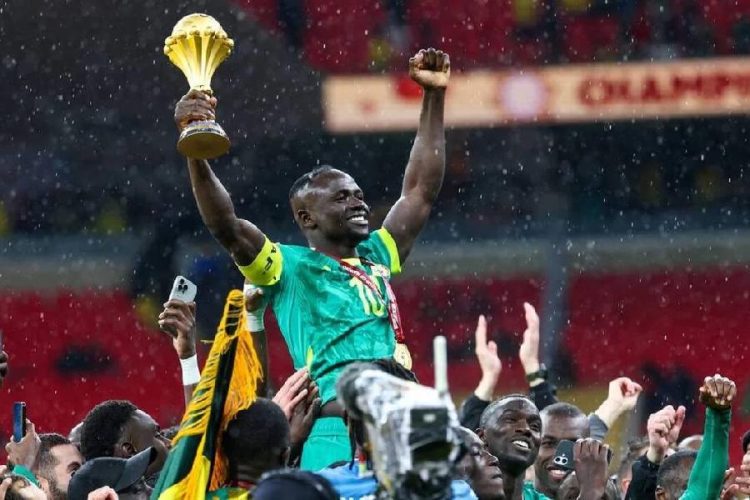 Sadio Mané Sénégal Champion d'Afrique