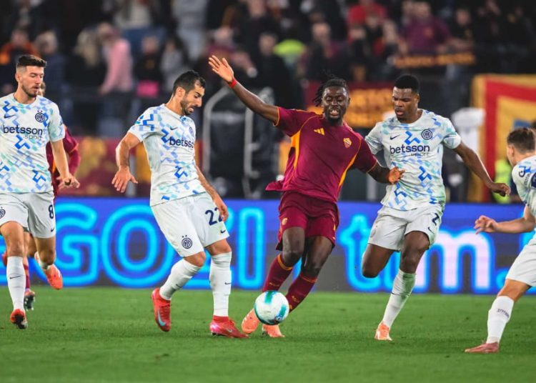 AS Roma vs Inter Milan. Source photo : site officiel du club romain