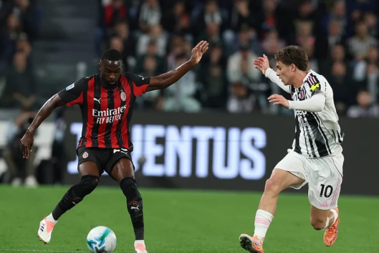 Juventus vs Milan. Source photo : site officiel du club lombard