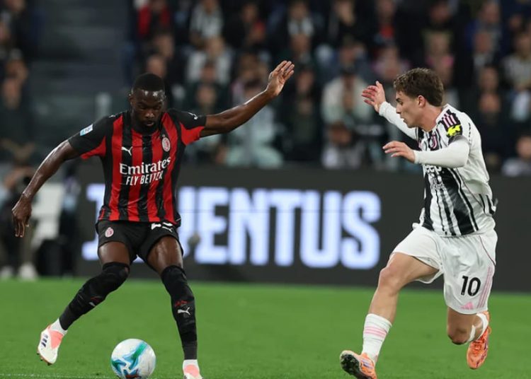 Juventus vs Milan. Source photo : site officiel du club lombard