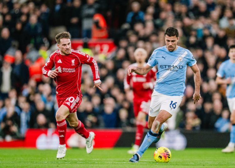 Liverpool vs Manchester City. Site officiel des Mancuniens
