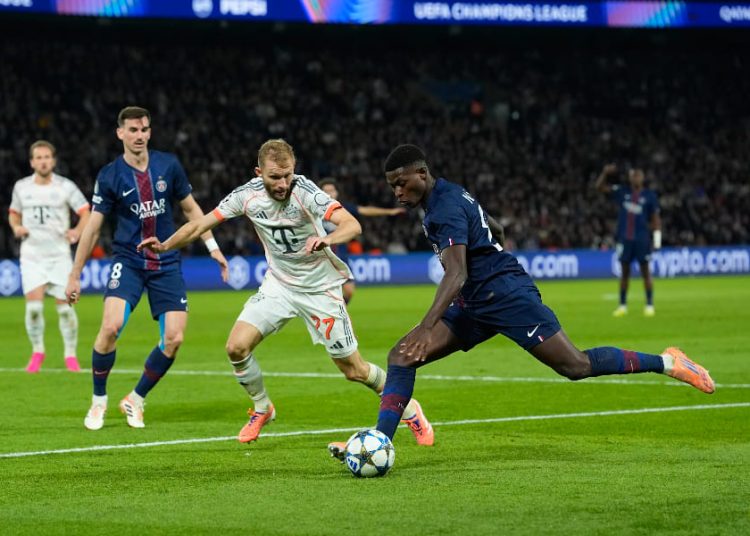 PSG vs Bayern Munich. Source photo : site officiel des Parisiens