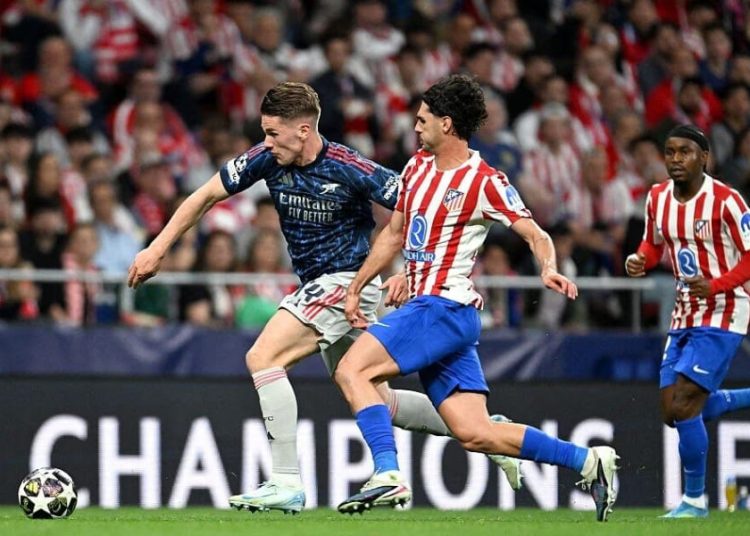 Le match aller des demi-finales de la Ligue des champions Atlético Madrid vs Arsenal du 29 avril 2026. Source photo : site officiel du club londonien