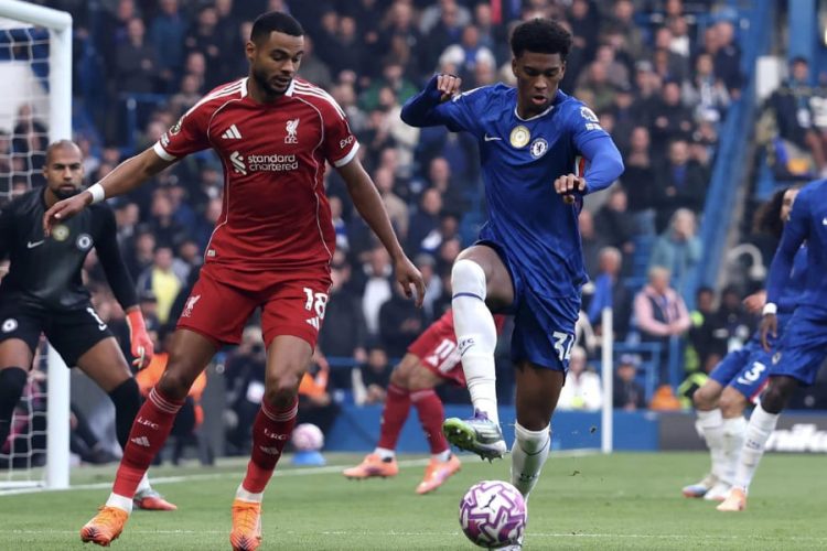 Chelsea vs Liverpool. Source photo : site officiel des Reds
