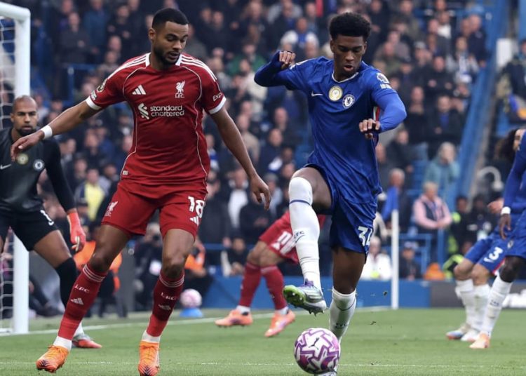 Chelsea vs Liverpool. Source photo : site officiel des Reds