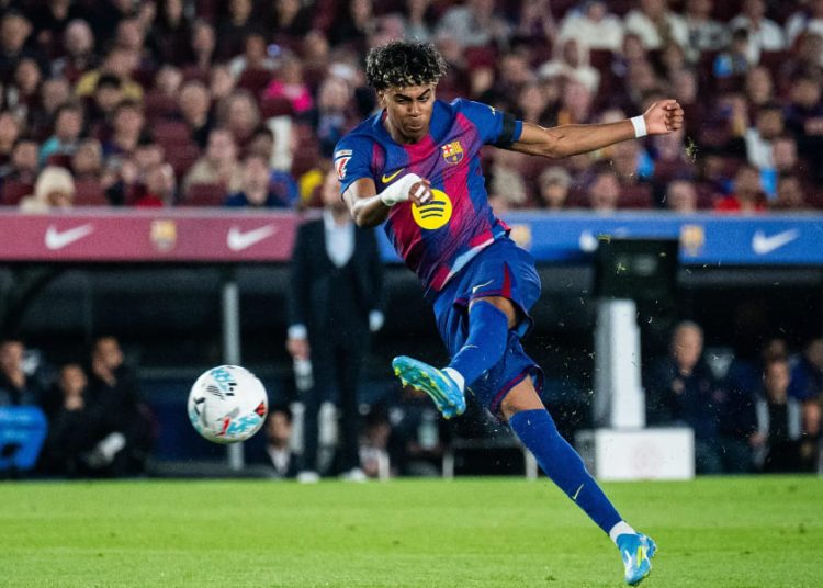 Lamine Yamal. Source photo site officiel du FC Barcelone