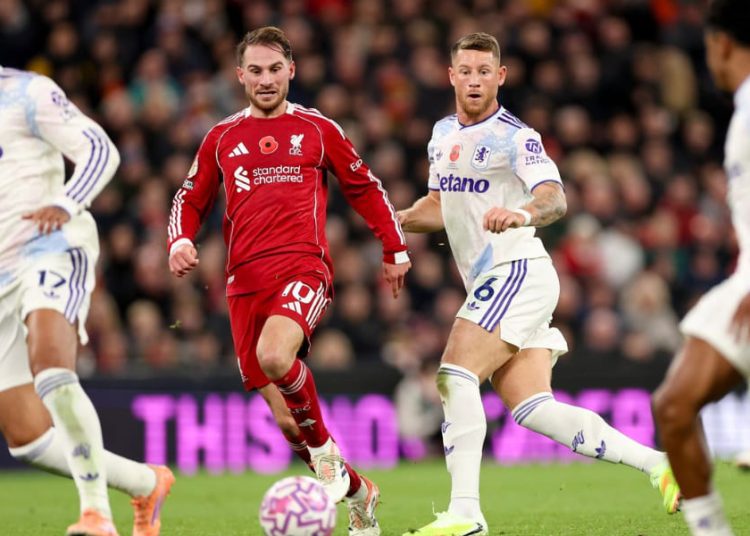 Liverpool vs Aston Villa. Source photo : site officiel du club de Birmingham