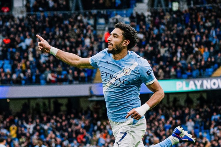 Omar Marmoush. Source photo : site officiel de Manchester City