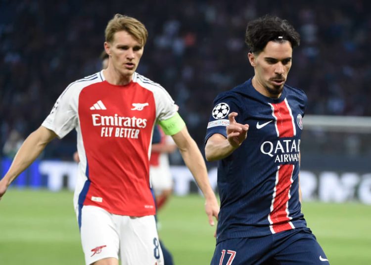 PSG vs Arsenal. Source photo : site officiel du Paris SG