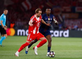Paris SG vs Bayern Munich. Source photo : site officiel des Parisiens