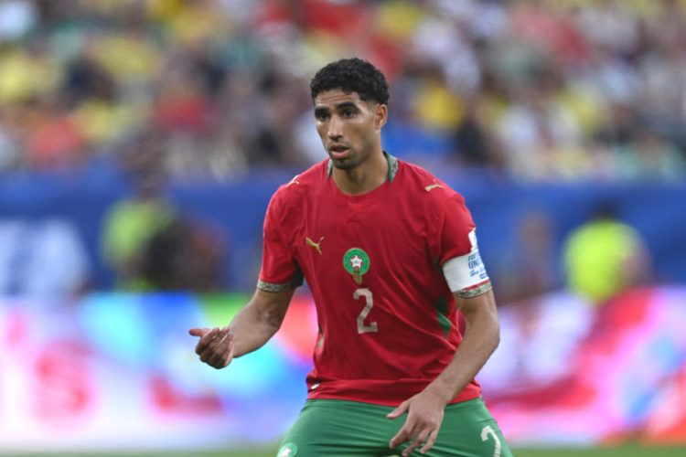 Achraf Hakimi. Source photo : site officiel de la Fédération marocaine royale de football
