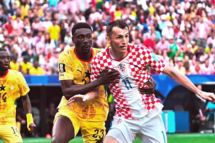 Derrick Luckassen (23), auteur du but du Ghana contre Croatie. Page officielle des Black Stars sur Facebook