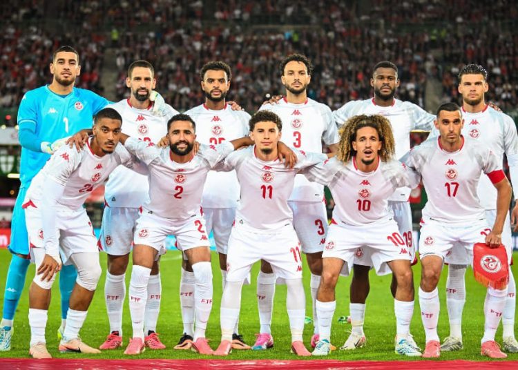 Equipe de Tunisie. Source photo : page officielle des Aigles de Carthage sur Facebook