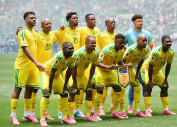 Equipe de l'Afrique du Sud. Source photo : page officielle des Bafana Bafana sur Facebook