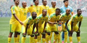 Equipe de l'Afrique du Sud. Source photo : page officielle des Bafana Bafana sur Facebook