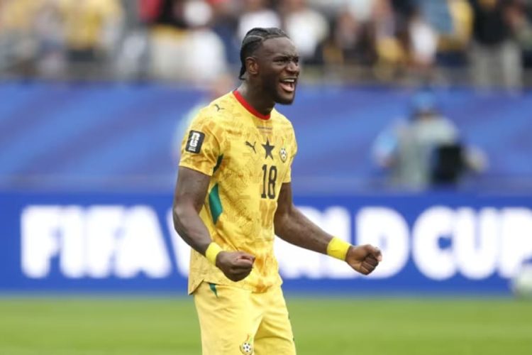 Jerome Opoku de l'équipe nationale du Ghana. Site officiel de la FIFA