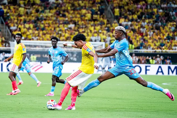 Léopards s’inclinent face à la Colombie