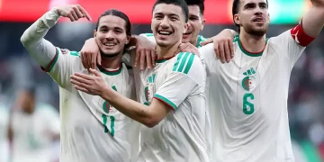 L'équipe de l'Algérie