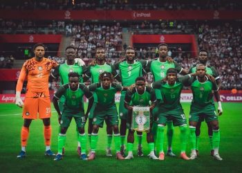 L'équipe du Nigeria. Source photo : compte officiel des Super Eagles sur X