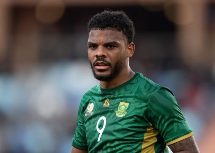 Lyle Foster de l'équipe nationale de l'Afrique du Sud. Source photo : site officiel de la FIFA