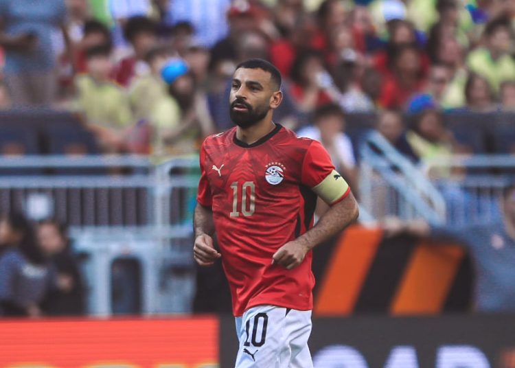 Mohamed Salah. Source photo : page officielle de la Fédération égyptienne de football sur Facebook