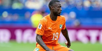 Nicolas Pépé. Source photo : page de l'Equipe Nationale de Football Côte d'Ivoire sur Facebook