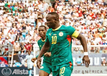 Sadio Mané (10). Source photo : Fédération sénégalaise de football