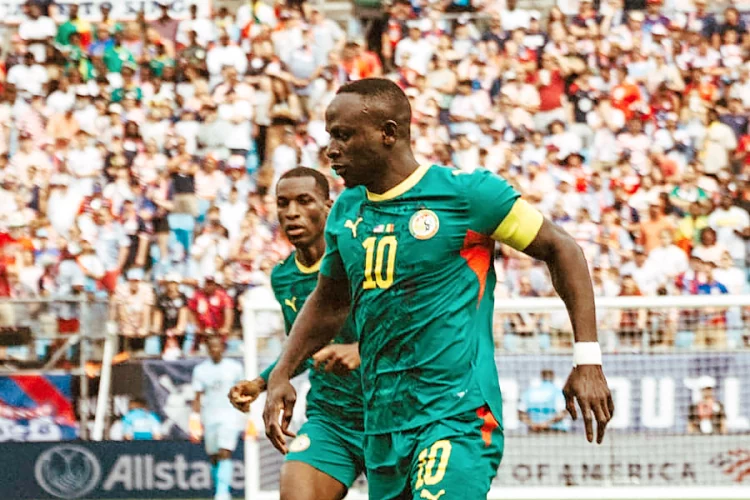 Sadio Mané (10). Source photo : Fédération sénégalaise de football