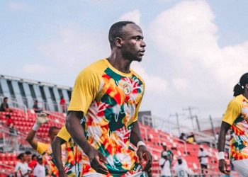 Sadio Mané. Source photo : page officielle de la Fédération sénégalaise de football sur Facebook
