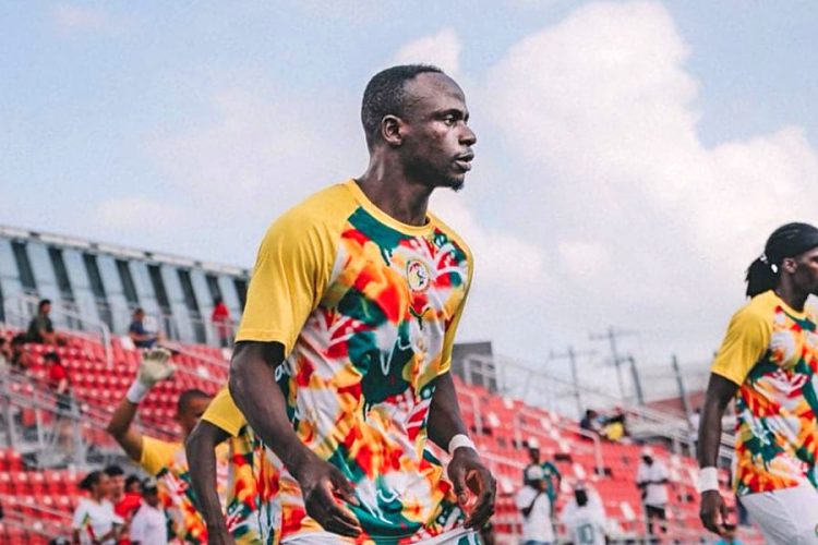 Sadio Mané. Source photo : page officielle de la Fédération sénégalaise de football sur Facebook