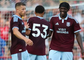Aston Villa en match de pré-saison. Site officiel du club de Birmingham