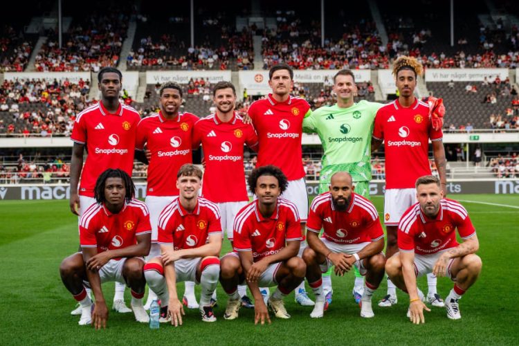Manchester United en amical. Page officielle du club sur Facebook