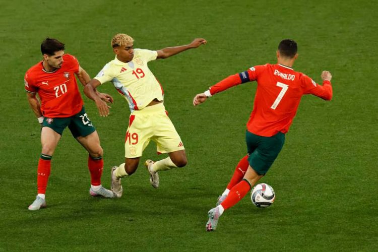 Portugal vs Espagne lors de la finale de la Ligue des Nations. Site officiel de l'UEFA