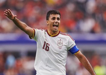 Rodri. Source photo compte officiel de l'équipe d'Espagne sur X