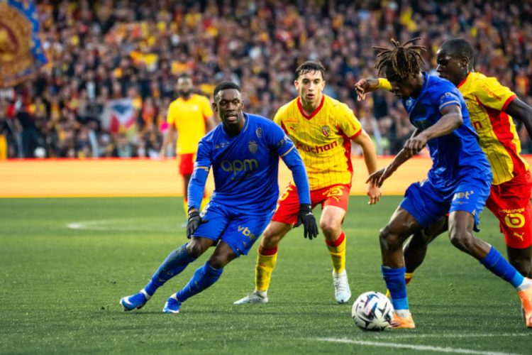 Lens vs Monaco le 21 février 2026. Site officiel des Monégasques