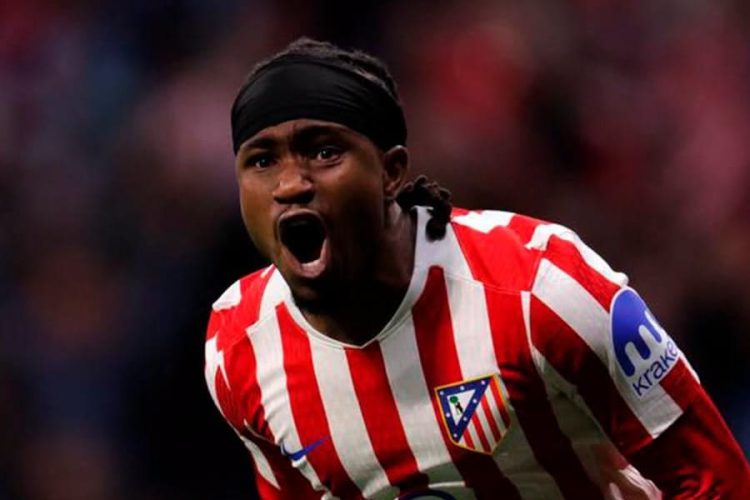 Ademola Lookman. Site officiel de l'Atlético Madrid