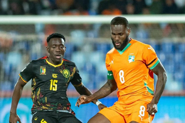 Côte d'Ivoire vs Cameroun à la CAN 2025. Page officielle de Fédération ivoirienne de football sur Facebook