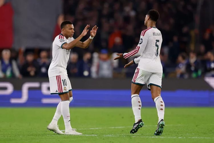 Kylian Mbappé et Jude Bellingham. Site officiel du Real Madrid