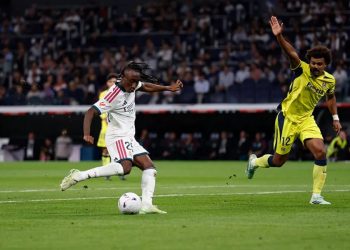 Yan Diomandé lors du match face à Villarreal. Site officiel du Real Madrid